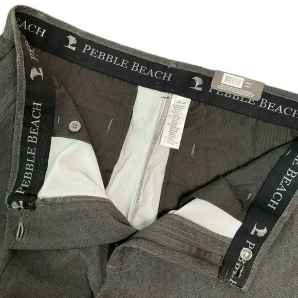 Pebble Beach Men's Shorts Golf Performance Black Size 36 NWT - Picture 5 of 5